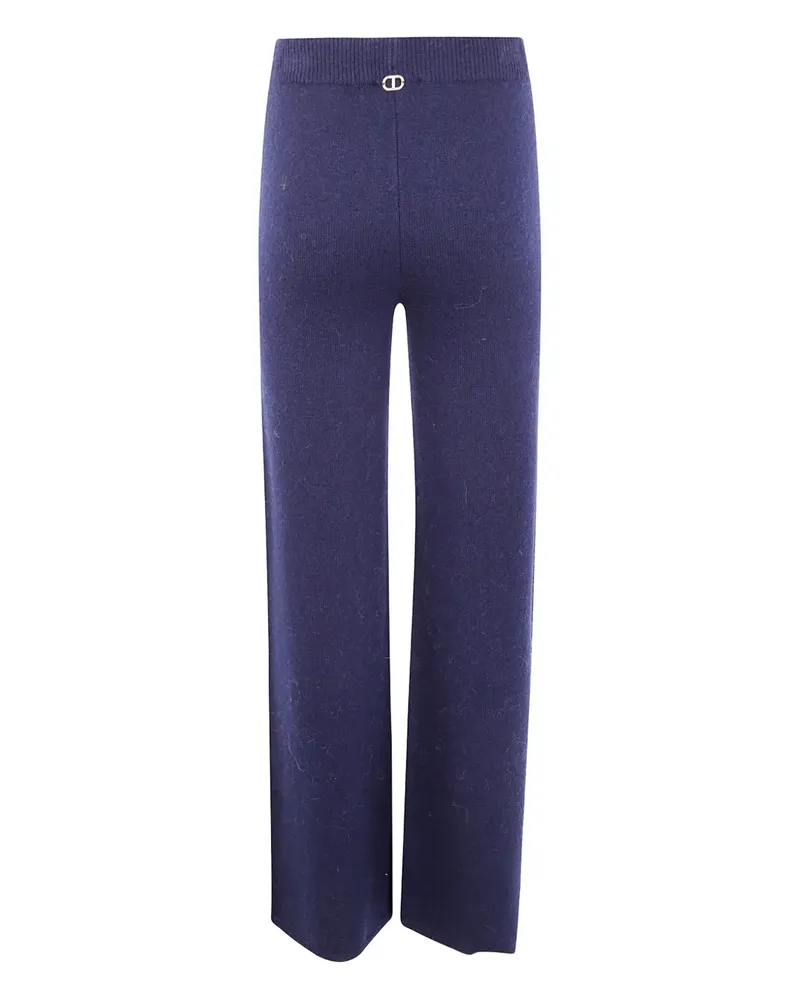Twin-Set Hose mit geradem Bein - Blau Blau