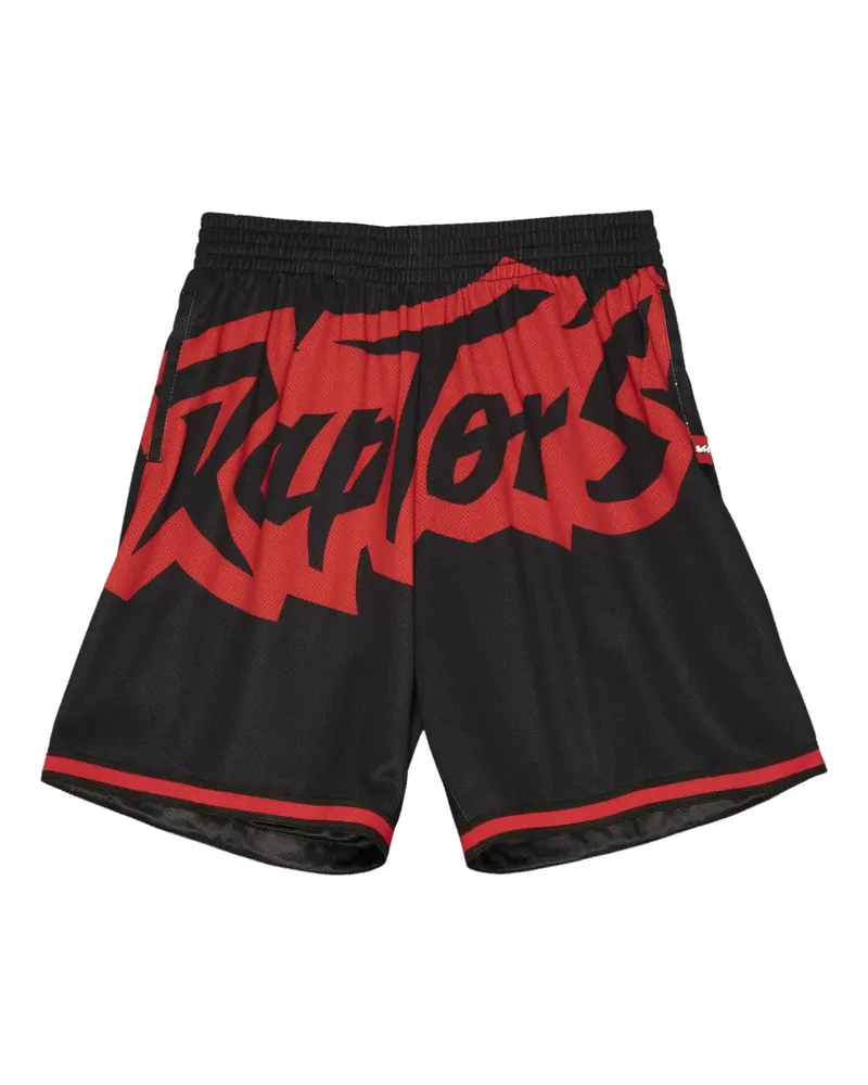 Mitchell & Ness x NBA Toronto Raptors Blown Out Shorts - Schwarz Schwarz