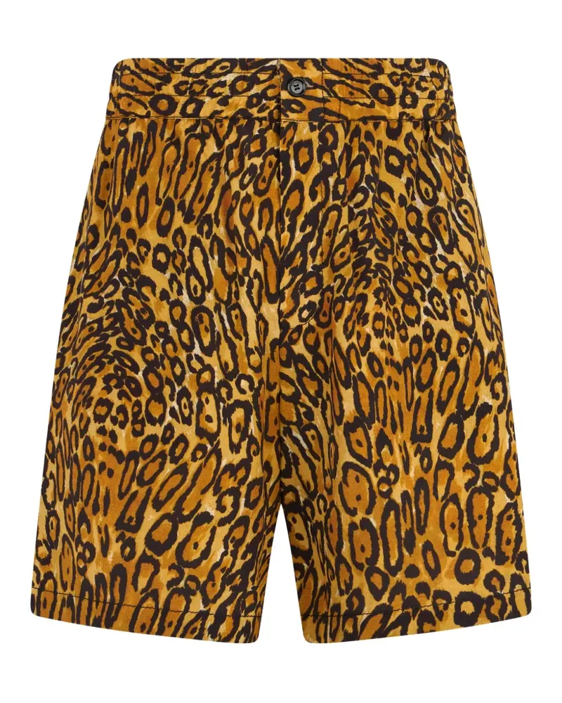 Moschino Shorts mit Leopardenprint - Braun Braun
