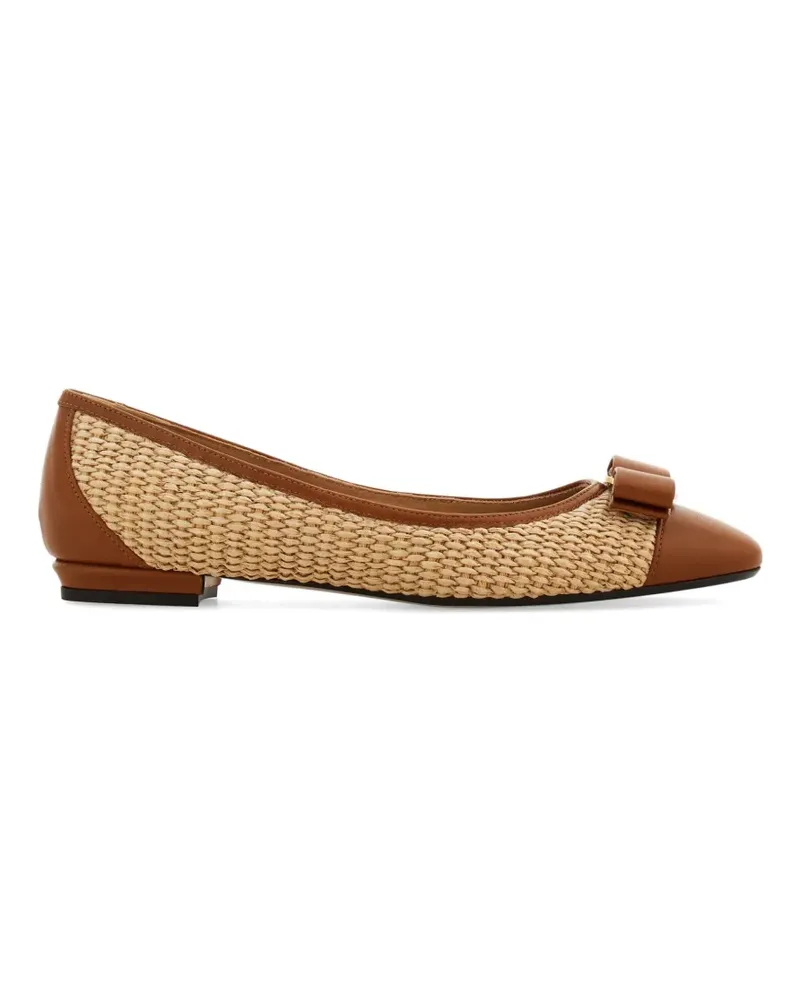 Ferragamo Varina ballet flats - Braun Braun