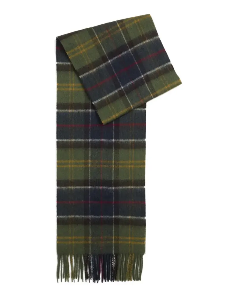 Barbour Schal mit Schottenkaromuster - Grün Grün
