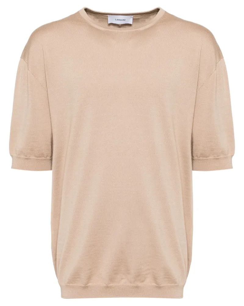LARDINI Pullover mit kurzen Ärmeln - Braun Braun