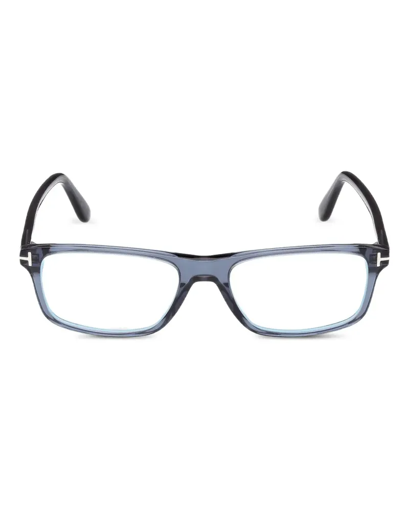 Tom Ford rectangle-frame glasses - Blau Blau