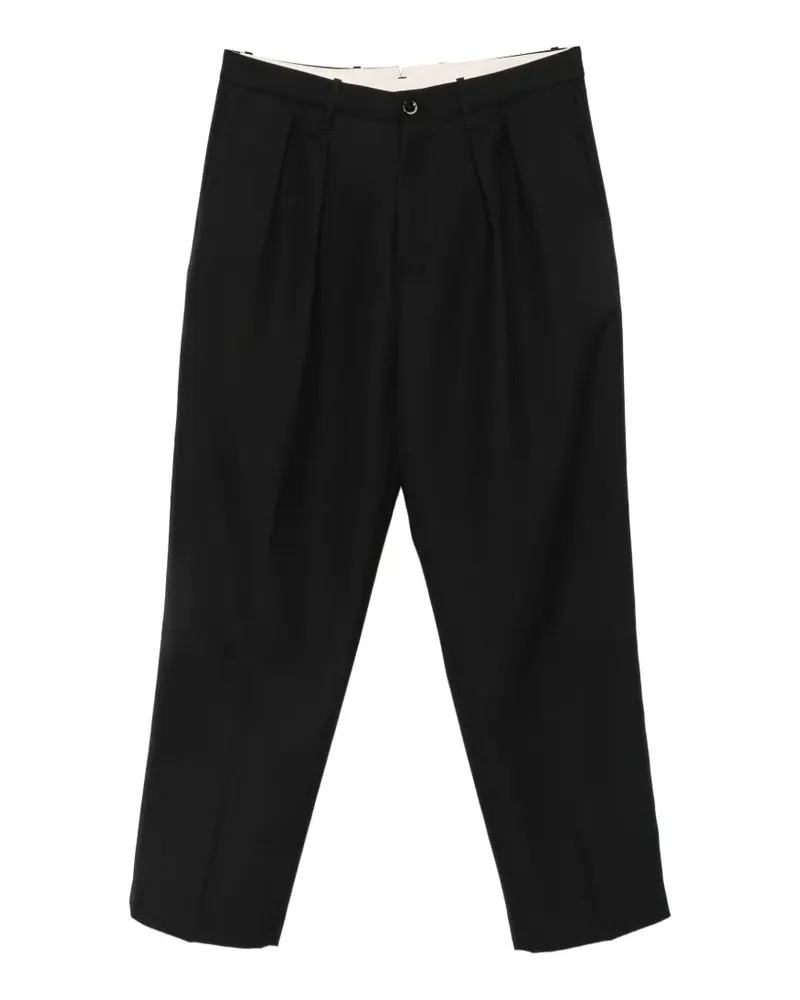 nine:inthe:morning Kai pleated-front tailored trousers - Schwarz Schwarz