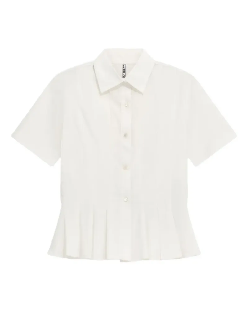 Liviana Conti Holly pleated-detail shirt - Weiß Weiß