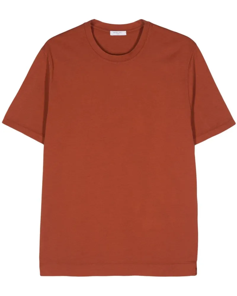 Boglioli T-Shirt aus Baumwolljersey - Rot Rot