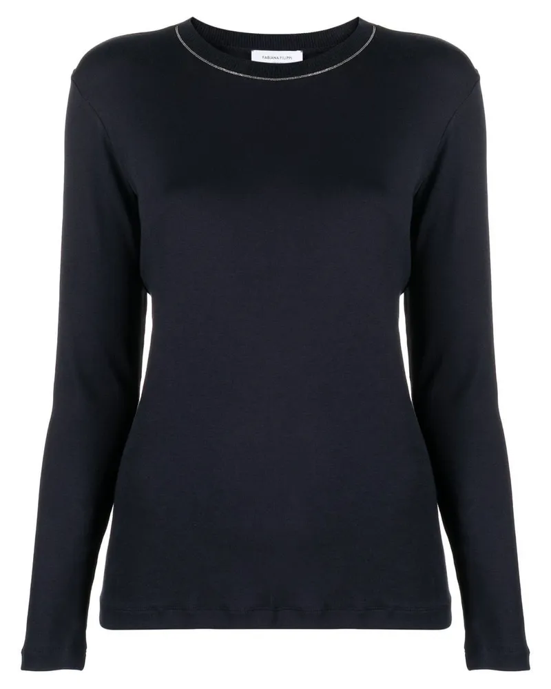 Fabiana Filippi Schmaler Pullover - Blau Blau