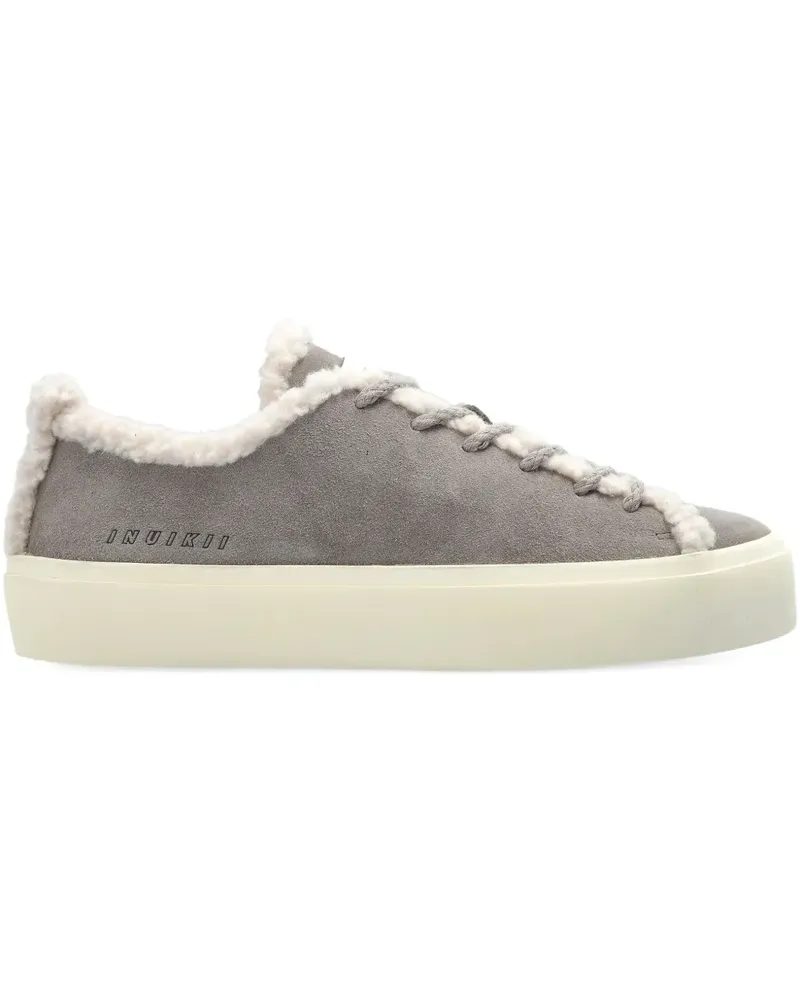 INUIKII Sneakers aus Wildleder mit Shearling - Grau Grau