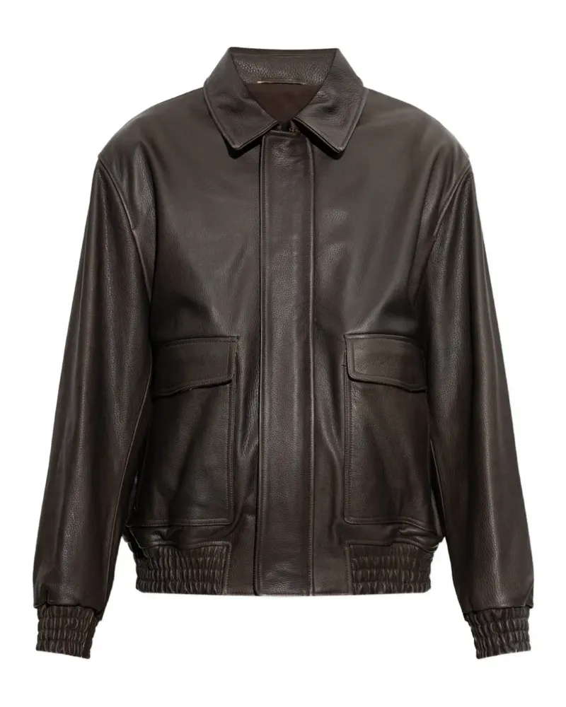 Arma Bari leather jacket - Braun Braun
