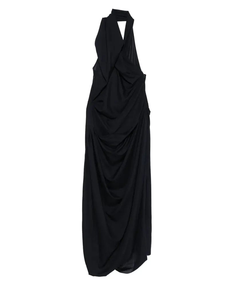 Vivienne Westwood Drapiertes Neckholder-Kleid - Blau Blau