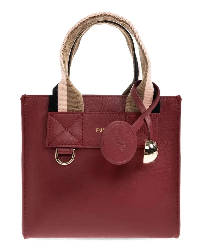 Furla mini Divide It leather tote bag - Rot Rot