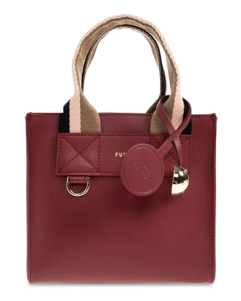 Furla mini Divide It leather tote bag - Rot Rot