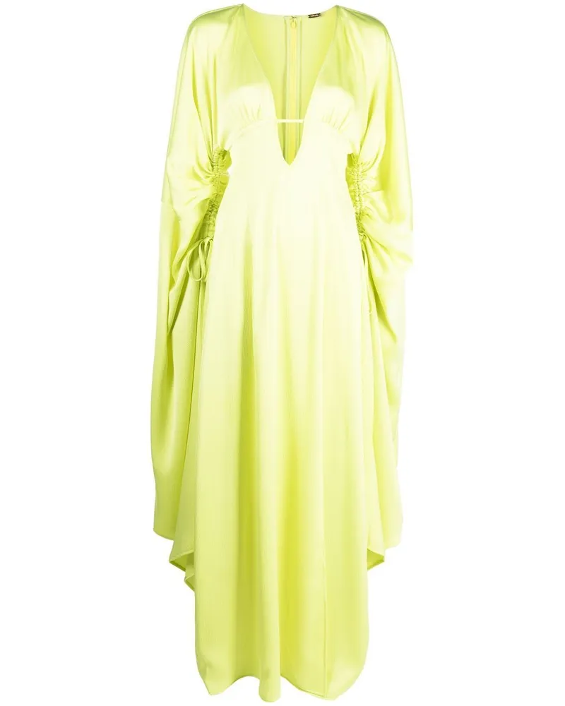Cult Gaia Langes Winona Kleid mit Satin-Finish - Grün Grün