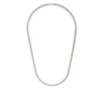 Flat curb chain necklace