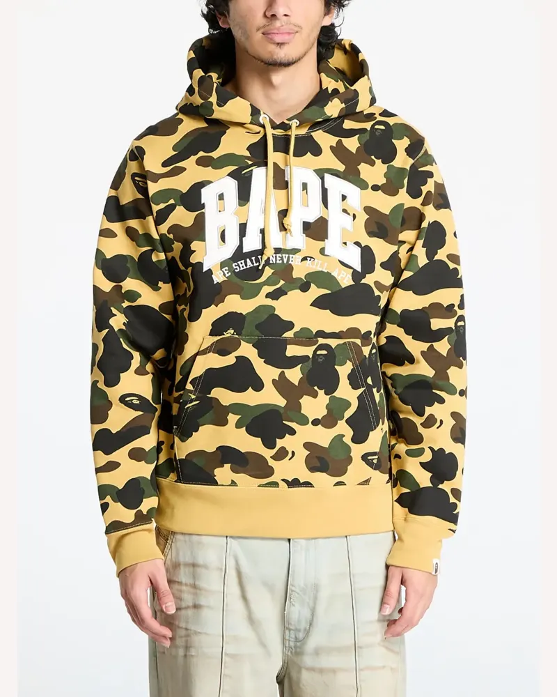 BAPE 1St Camo Bape Hoodie - Gelb Gelb