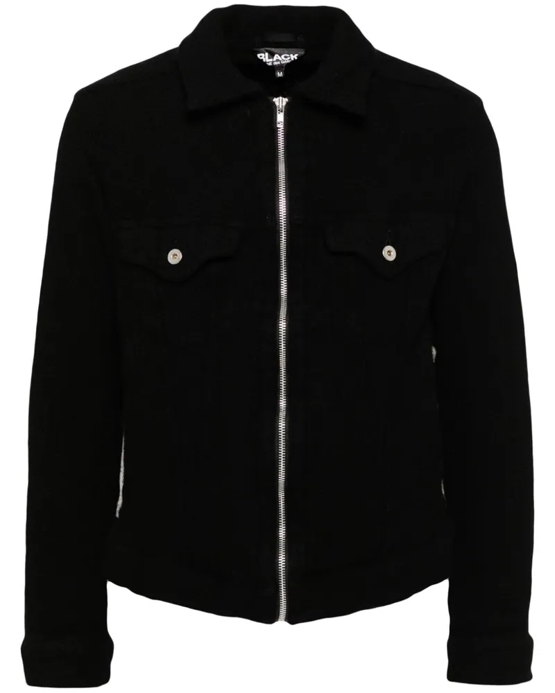 Comme des Garçons Jacke mit Reißverschluss - Schwarz Schwarz