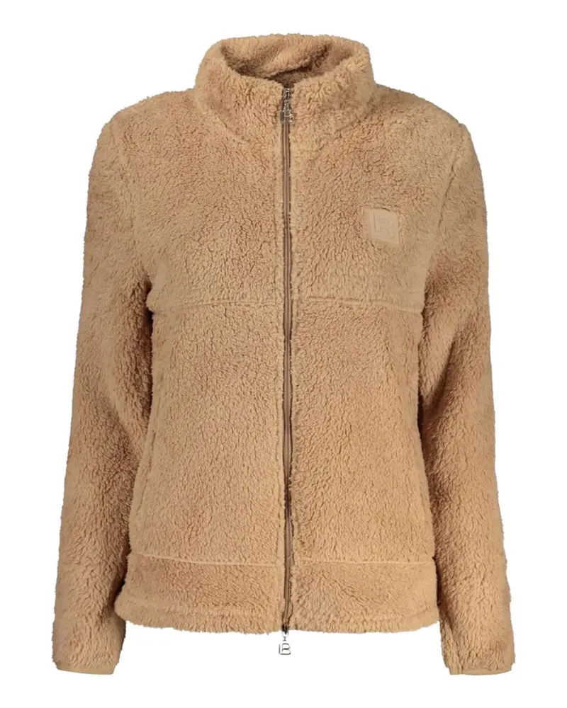 Laura Biagiotti Fleecejacke mit Reißverschluss - Nude Nude