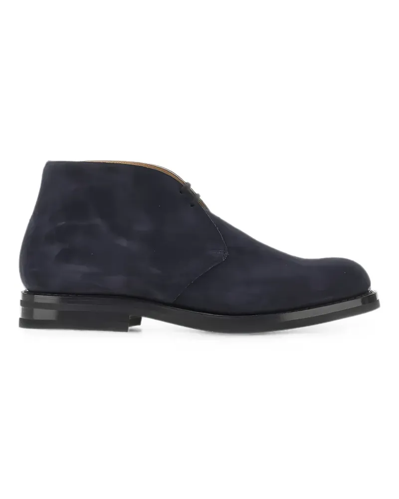 Church's suede derby shoes - Blau Blau