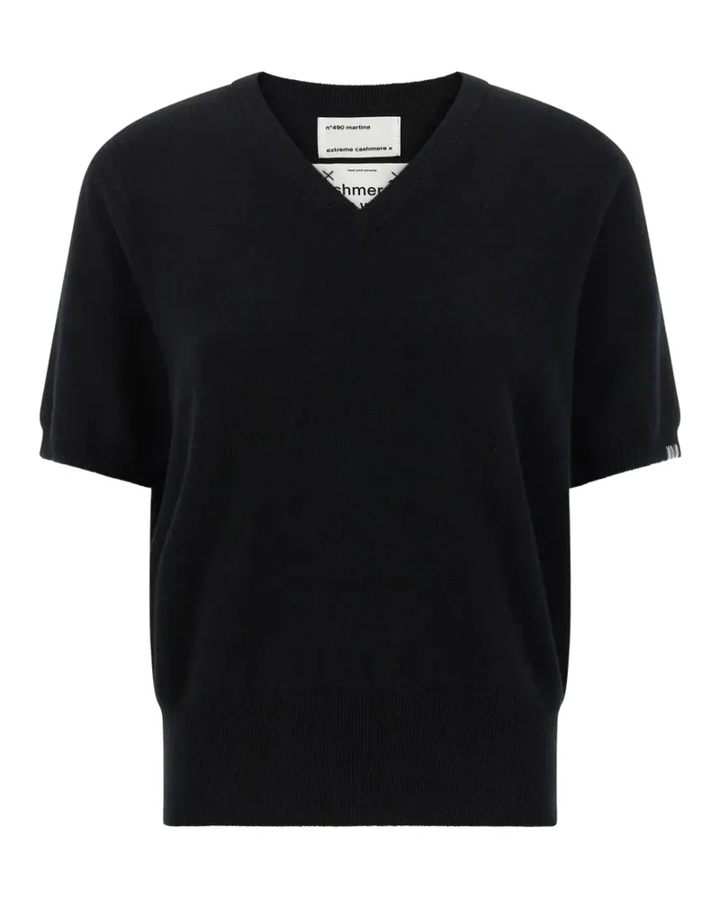 extreme cashmere Martina V-neck sweater - Schwarz Schwarz