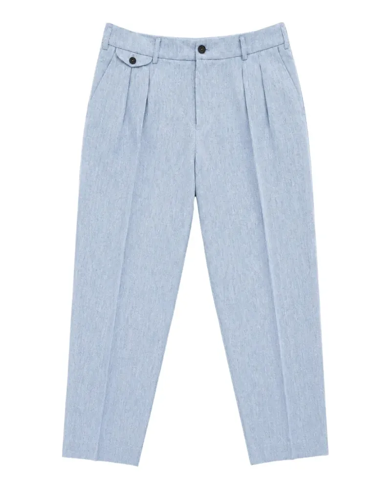 Be Able pleated tapered jeans - Blau Blau