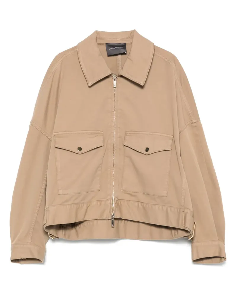 Lorena Antoniazzi Jacke mit Reißverschluss - Braun Braun