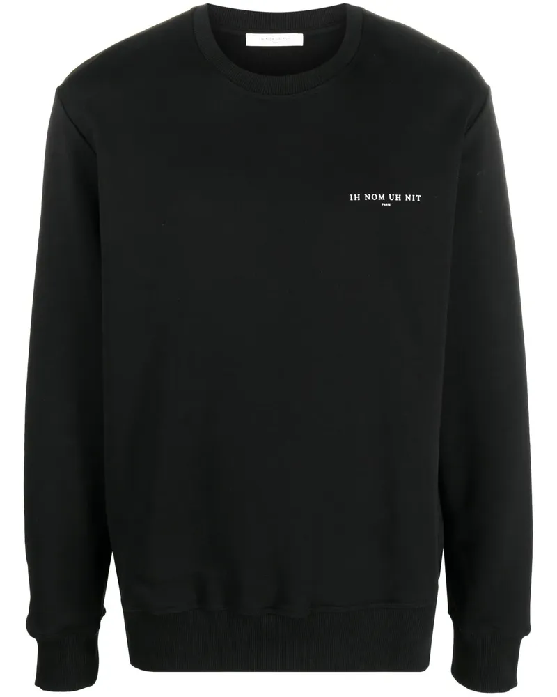 IH NOM UH NIT Sweatshirt mit rundem Ausschnitt - Schwarz Schwarz
