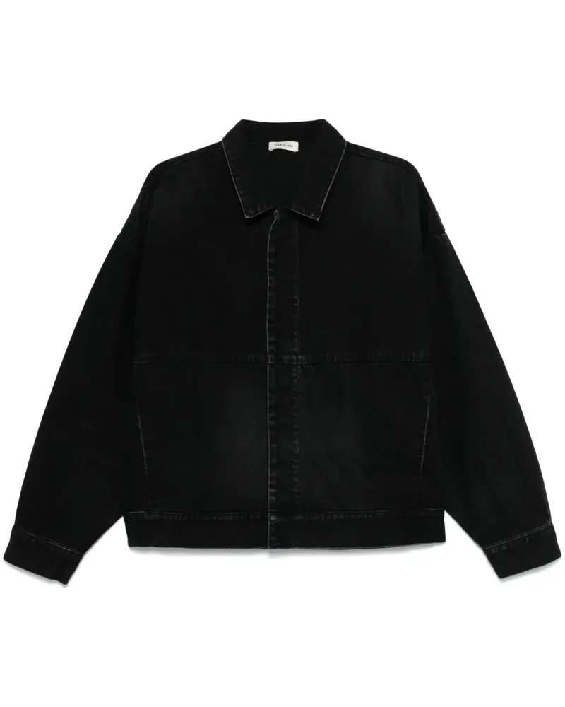 Fear of God Klassische Jeansjacke - Schwarz Schwarz