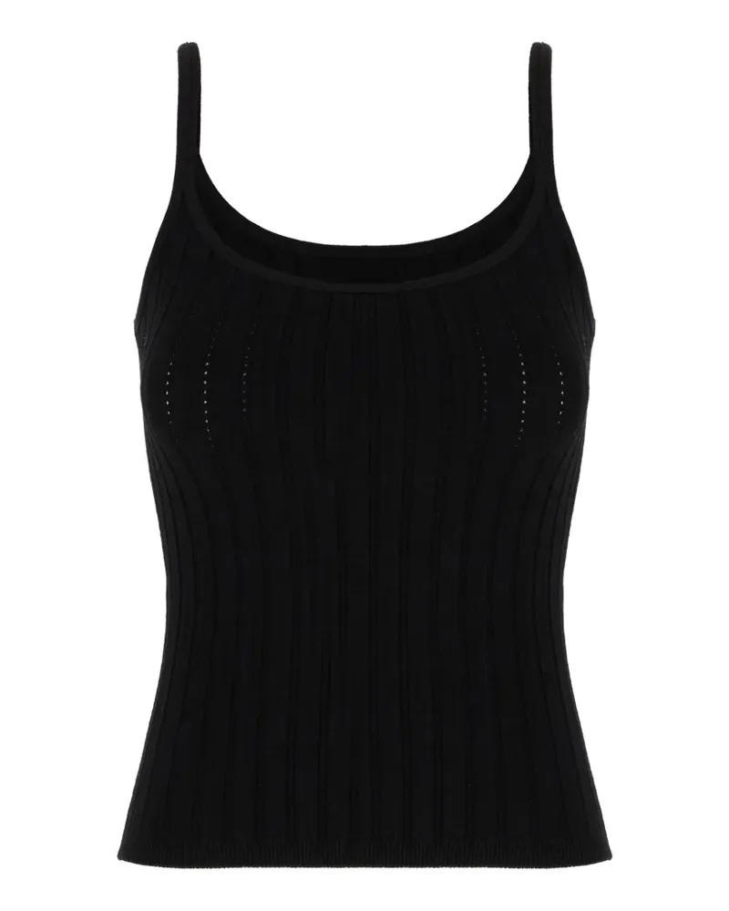 Iceberg ribbed tank top - Schwarz Schwarz