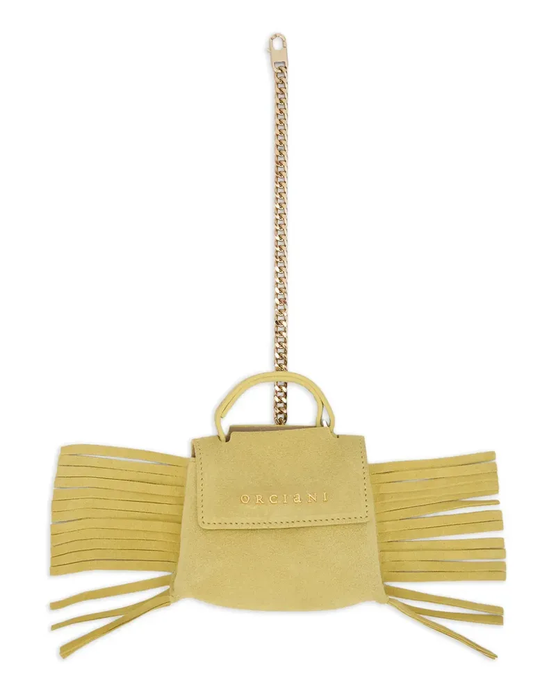 Orciani Sveva fringed chain-link bag charm - Gelb Gelb