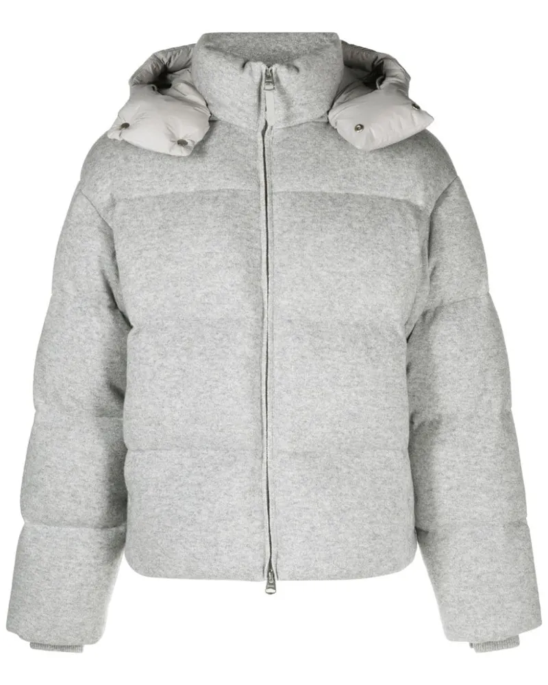 Mackage Gerippte Steven Jacke mit Futter Grau