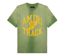 Track T-Shirt mit Logo-Print