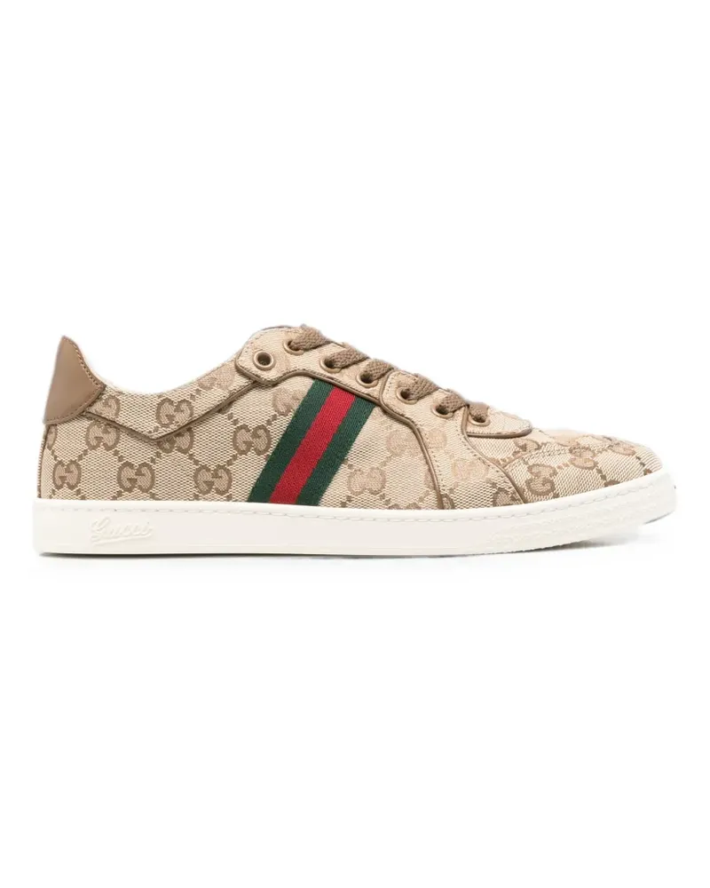 Gucci Sneakers mit GG - Nude Nude