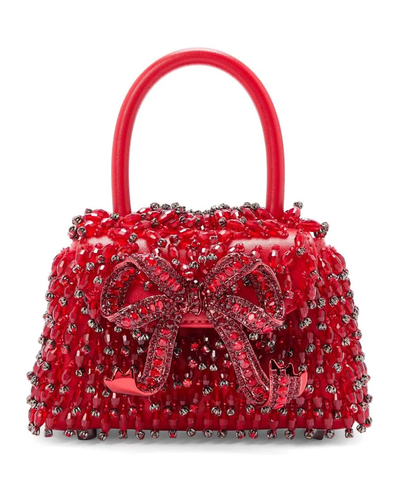 Self-Portrait Micro Bow Handtasche - Rot Rot