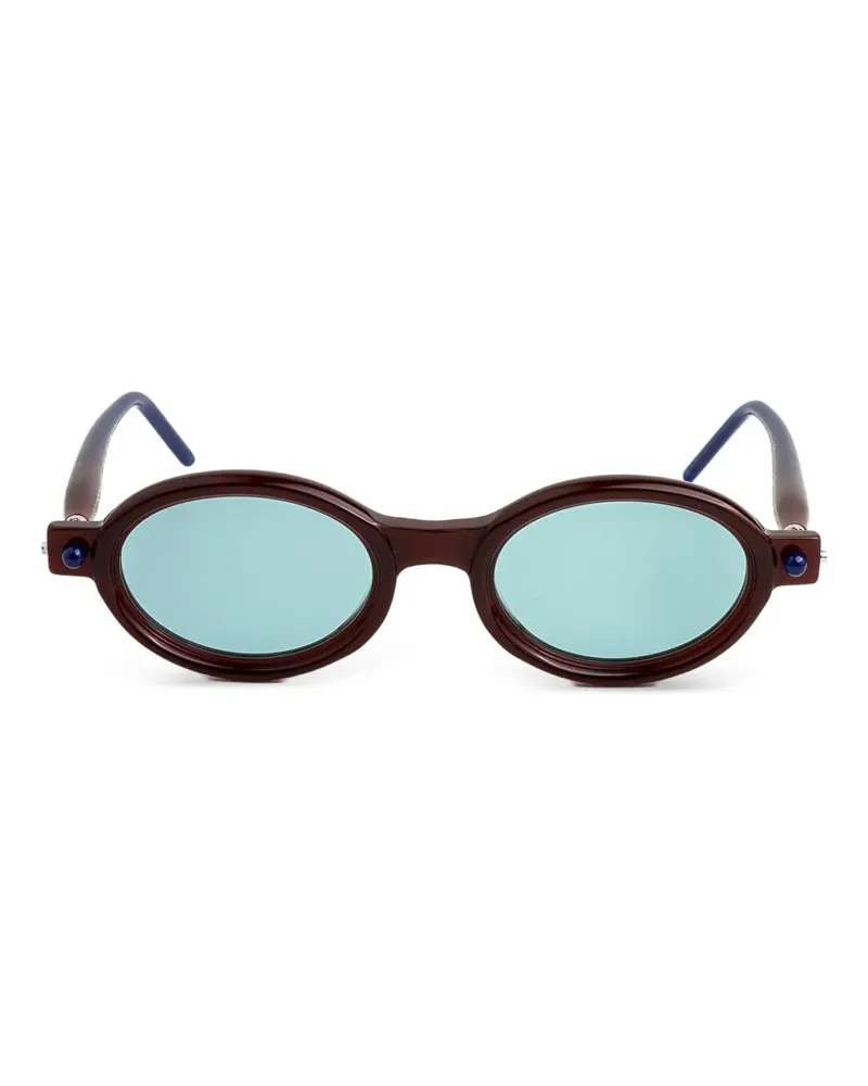 KUBORAUM P6 oval-frame sunglasses - Braun Braun