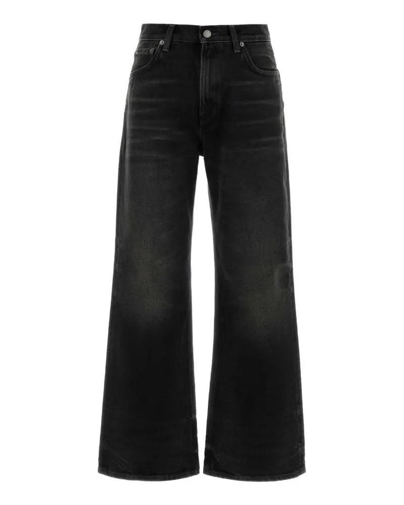 Haikure Bethany Jeans mit weitem Bein - Schwarz Schwarz