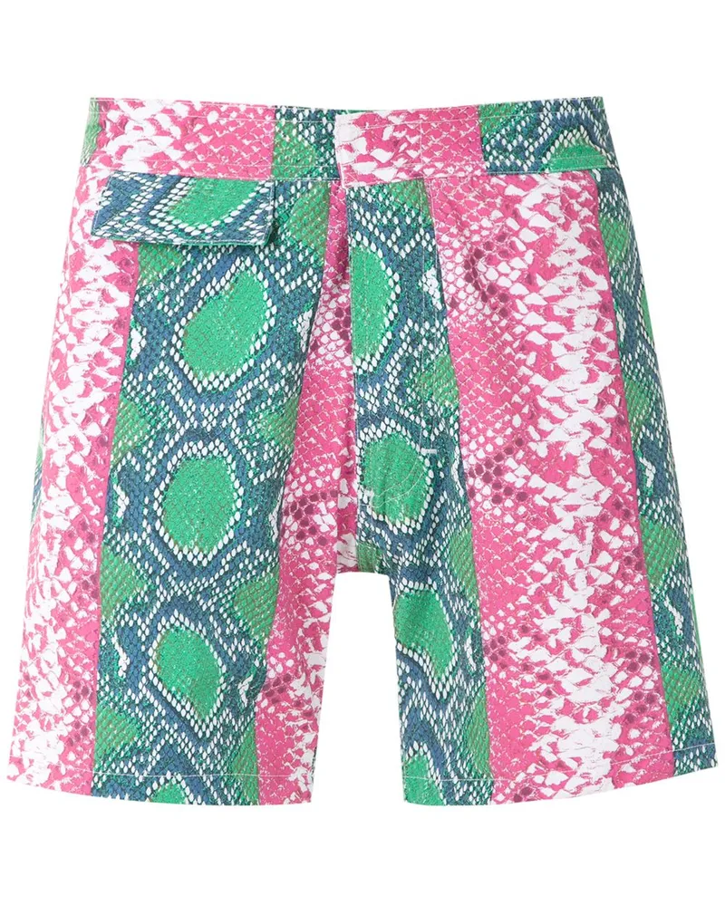 Amir Slama Badeshorts mit Print - Mehrfarbig Mehrfarbig