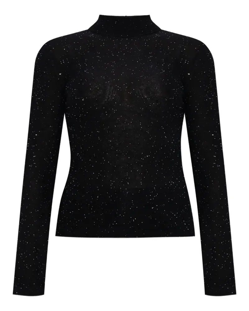 Fabiana Filippi Pullover mit Pailletten - Schwarz Schwarz