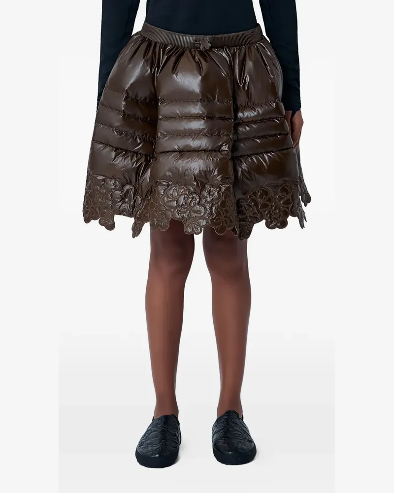 The North Face x Cecilie Bahnsen Elena quilted mini skirt - Braun Braun