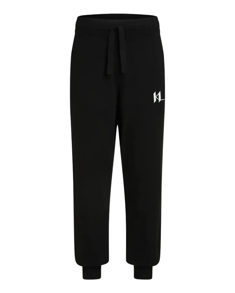 Karl Lagerfeld Jogginghose mit Kordelzug - Schwarz Schwarz