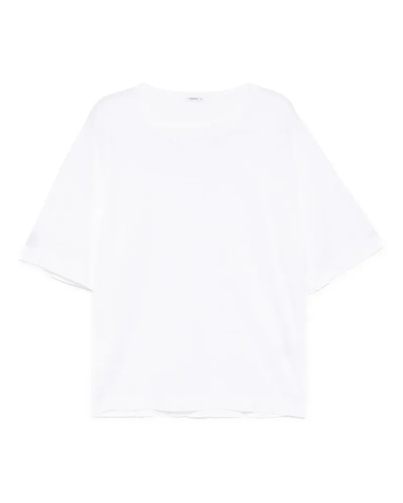 TRANSIT Klassisches T-Shirt - Weiß Weiß