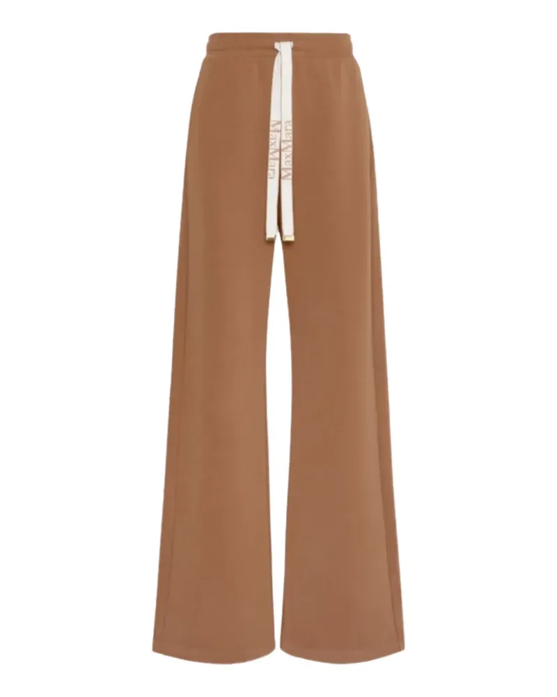 Max Mara Weite Jogginghose mit Kordelzug - Braun Braun
