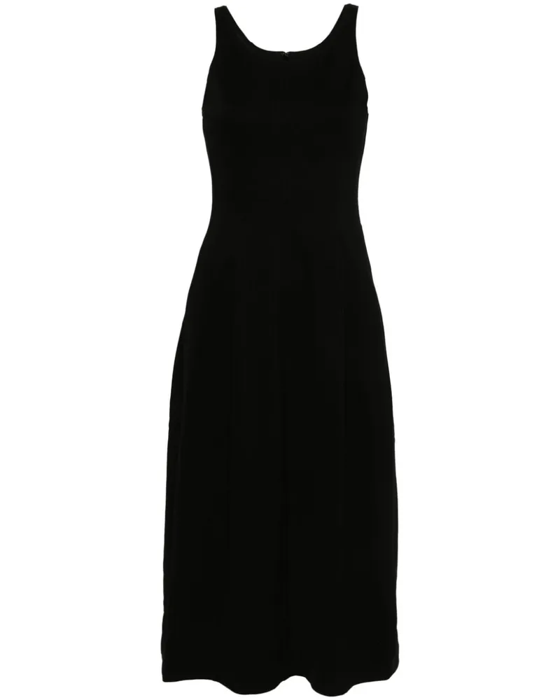 AURALEE Hard Twist Kleid mit Nahtdetail Schwarz