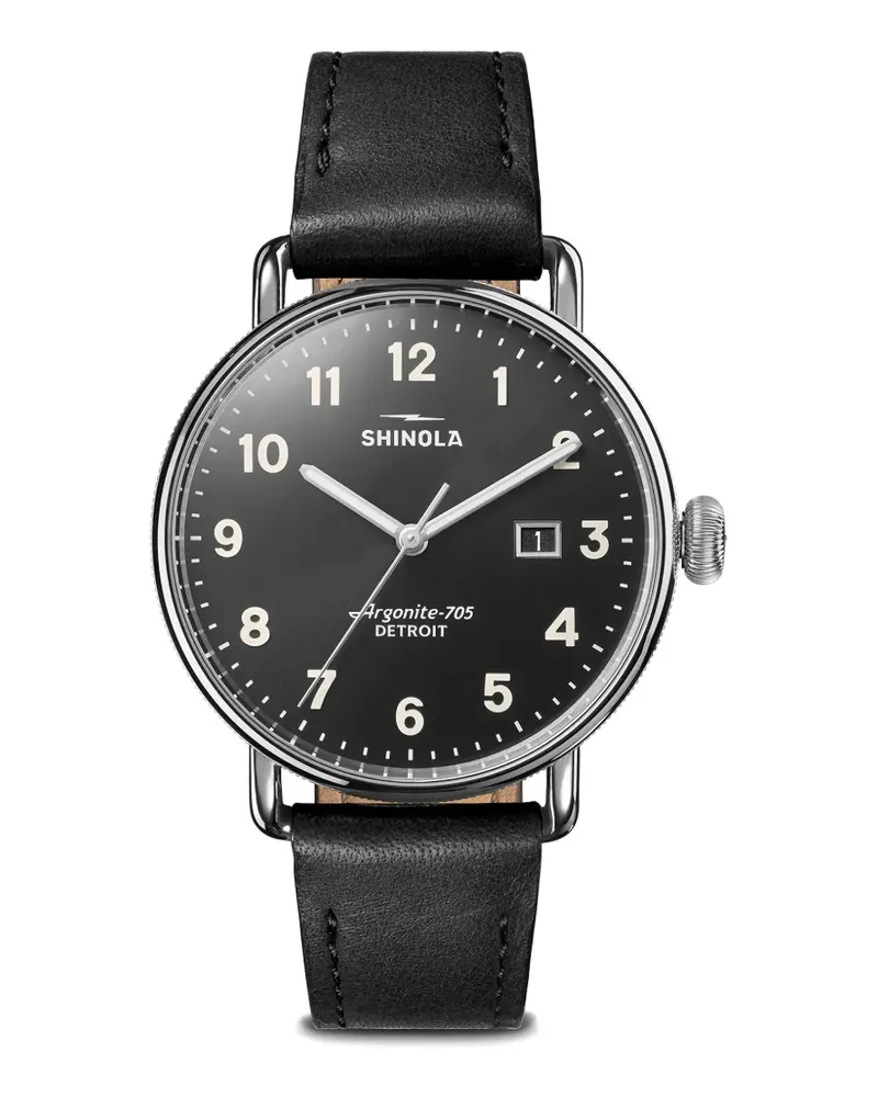 SHINOLA Canfield Armbanduhr 38mm - Schwarz Schwarz