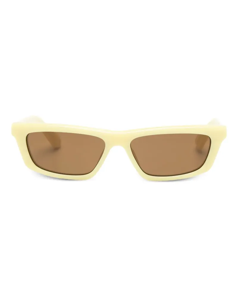 Jacquemus Trapezi Sonnenbrille - Gelb Gelb