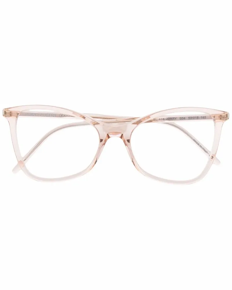 Saint Laurent Eckige Brille - Nude Nude