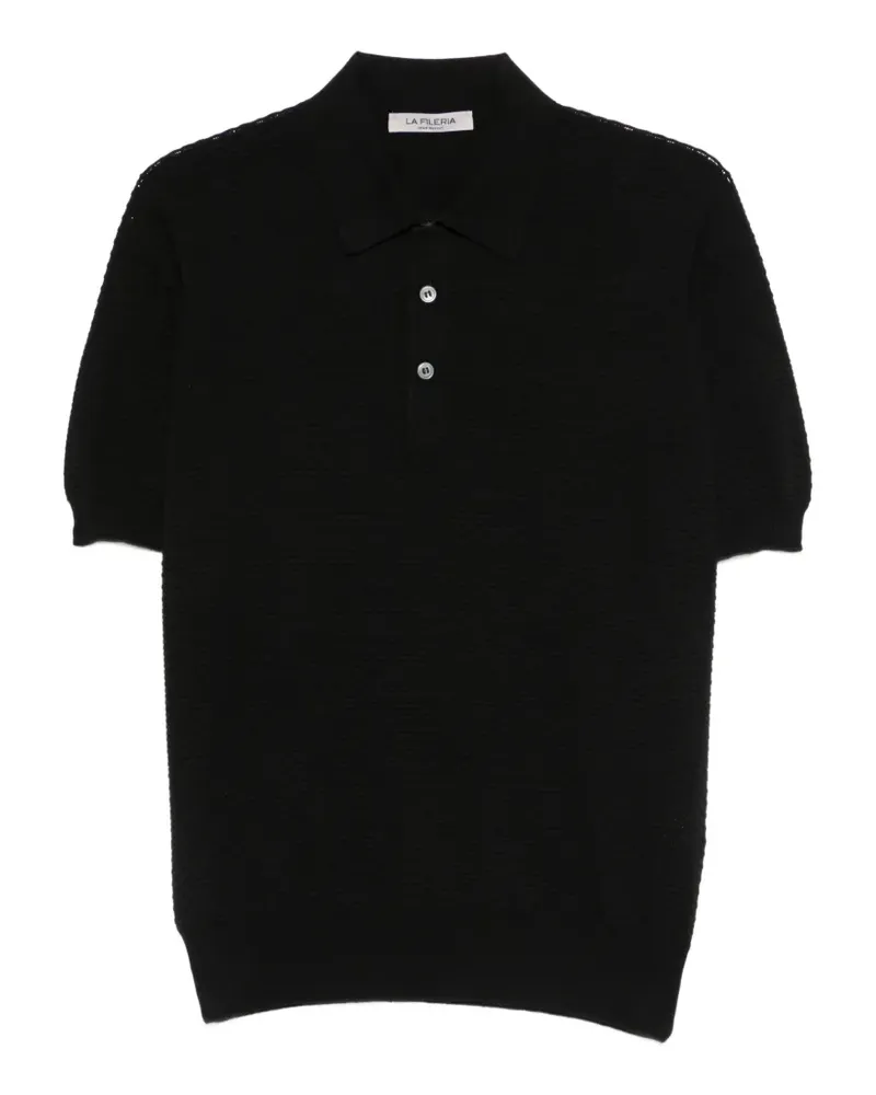 La Fileria short-sleeve polo shirt - Schwarz Schwarz