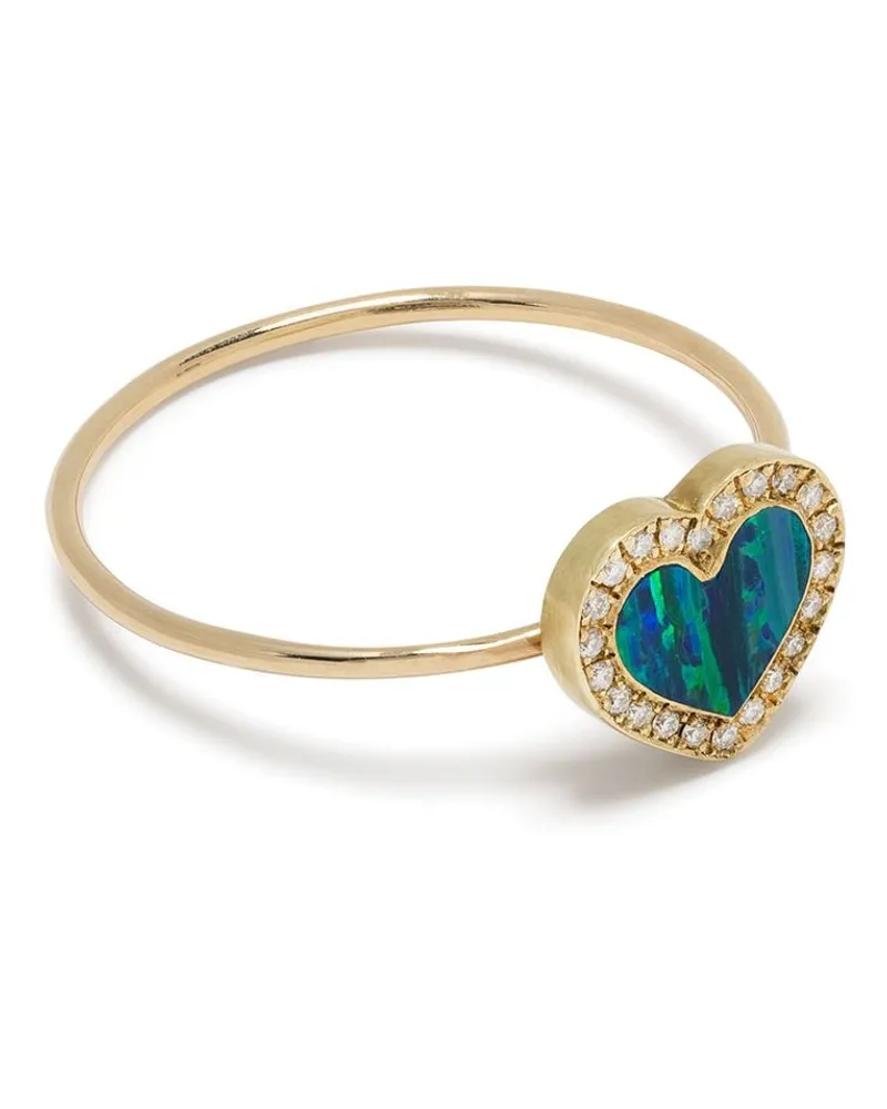 Jennifer Meyer 18kt Gelbgoldring mit Opal