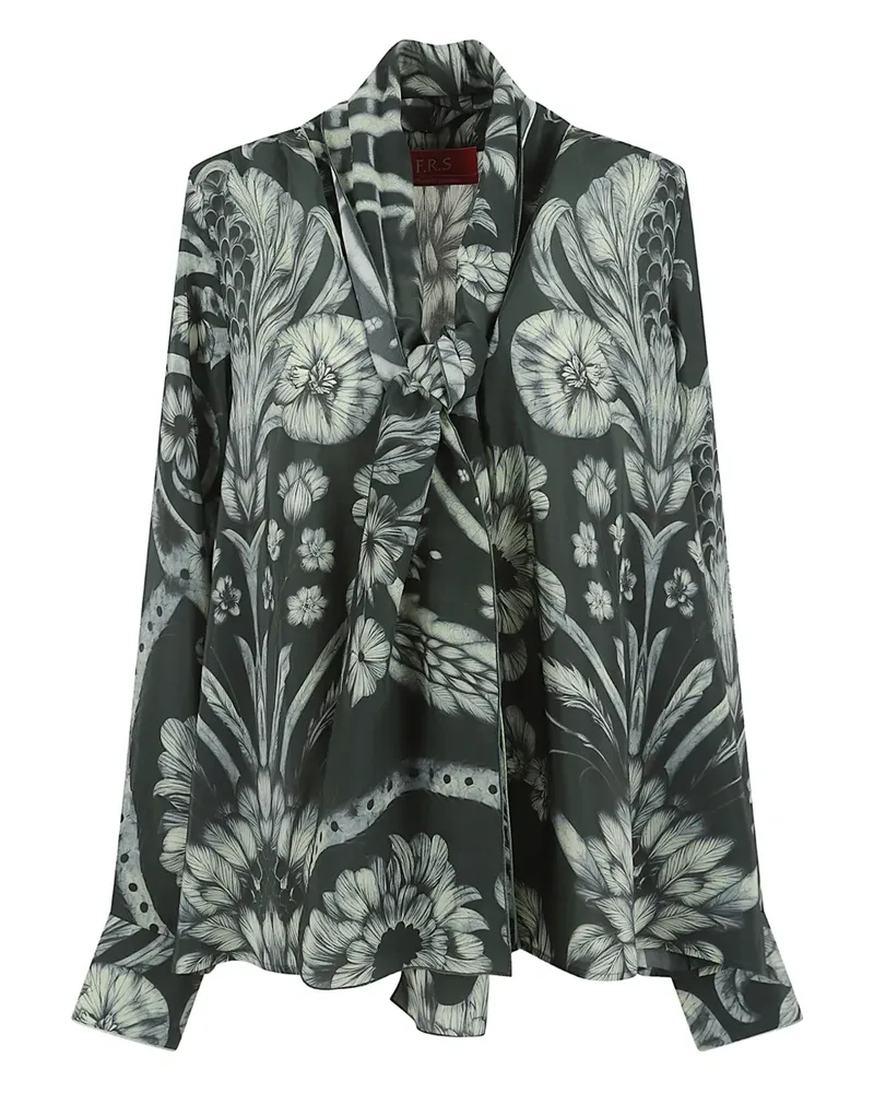 For Restless Sleepers floral-print shirt - Grau Grau