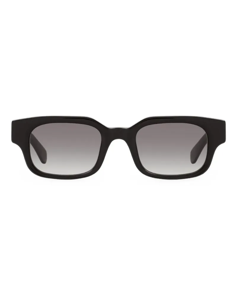 CHIMI Eckige Mühlrad Sonnenbrille - Schwarz Schwarz