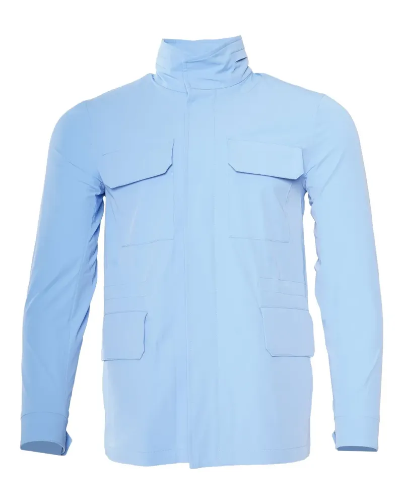 Kiton Kired Yari Jacke mit Klappentaschen - Blau Blau